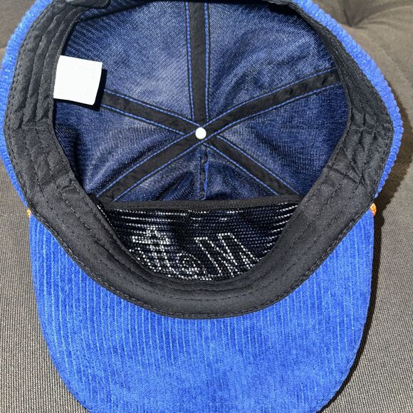 VTG 90s NEW YORK METS CORDUROY SNAPBACK HAT BDA SPORTS STARTER CORD - Picture 6 of 8